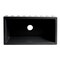 Alfi Brand 33" Black Matte Reversible Smooth/Fluted Sgl Bowl Fireclay Farm Sink AB3318HS-BM - alternate 5